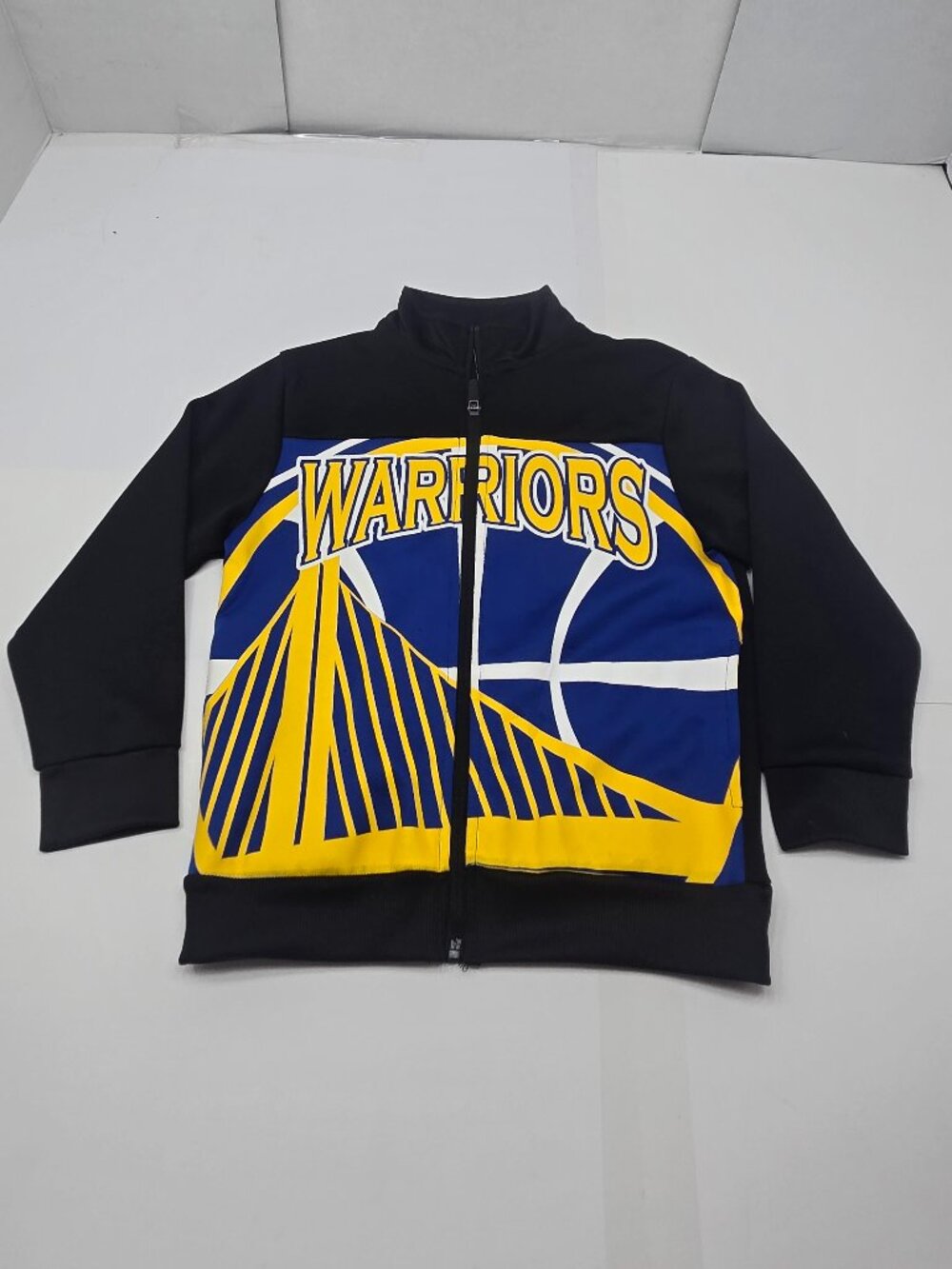 Golden State Warriors Youth Full-Zip Jacket – Size M (5–6) – $29
